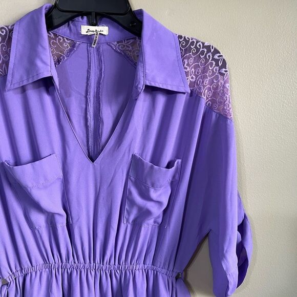 Loveriche medium purple dress - Picture 2 of 4